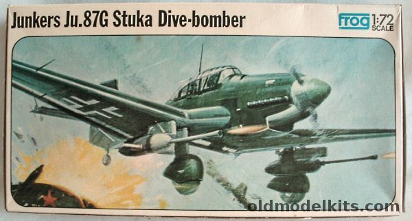 Frog 1/72 Junkers JU-87G Stuka - Hungarian Air Force or Hans Rudel, F181 plastic model kit